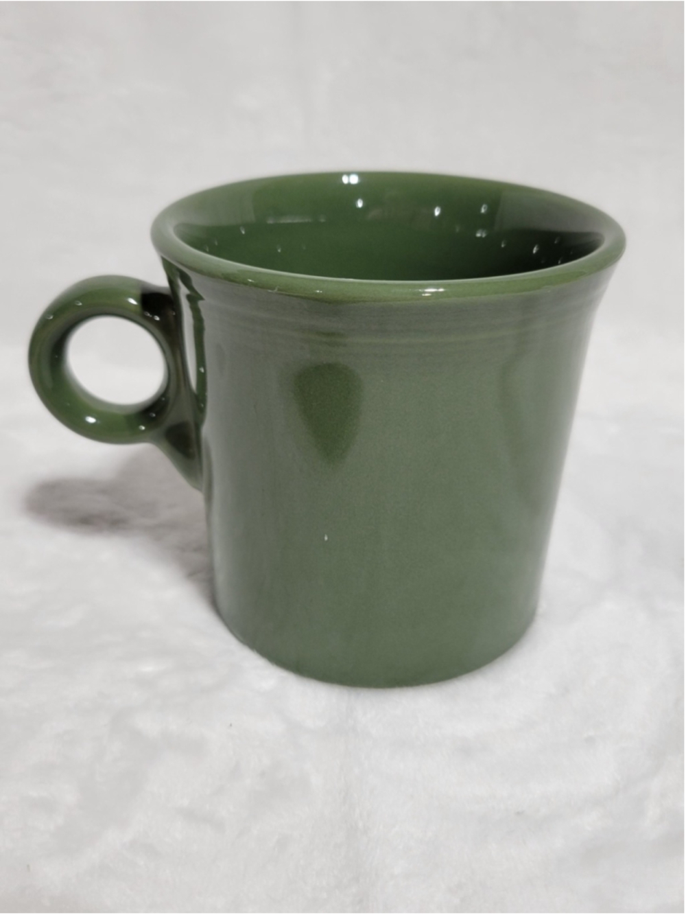 Fiesta Ware Sage Green Coffee Mug Ring Handle Homer Laughlin